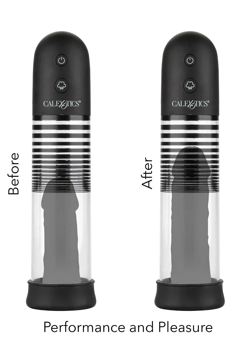 ♂ CalExotics Optimum Series Rechargeable EZ Pump Kit - Happytoys Sexshop: Toys for Feeling Happy & Easy 😊 - Discreet geleverd
