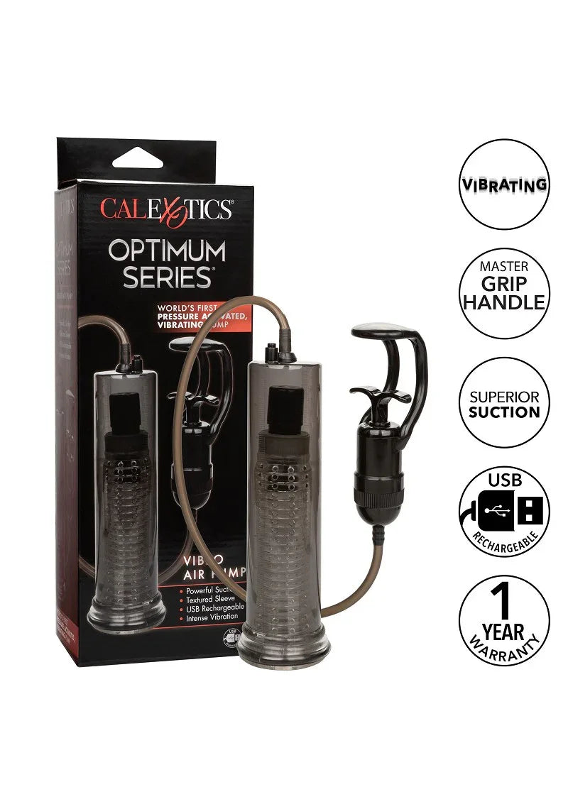 ♂ CalExotics Optimum Series Vibro Air Pump - Happytoys Sexshop: Toys for Feeling Happy & Easy 😊 - Discreet geleverd