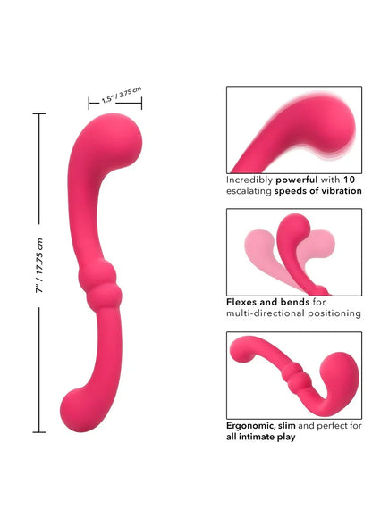 Pretty Little Wands Curvy vibrator by CalExotics - Happytoys Sexshop: Toys for Feeling Happy & Easy 😊 - Discreet geleverd