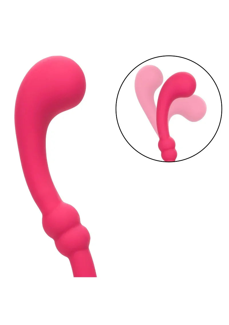 Pretty Little Wands Curvy vibrator by CalExotics - Happytoys Sexshop: Toys for Feeling Happy & Easy 😊 - Discreet geleverd