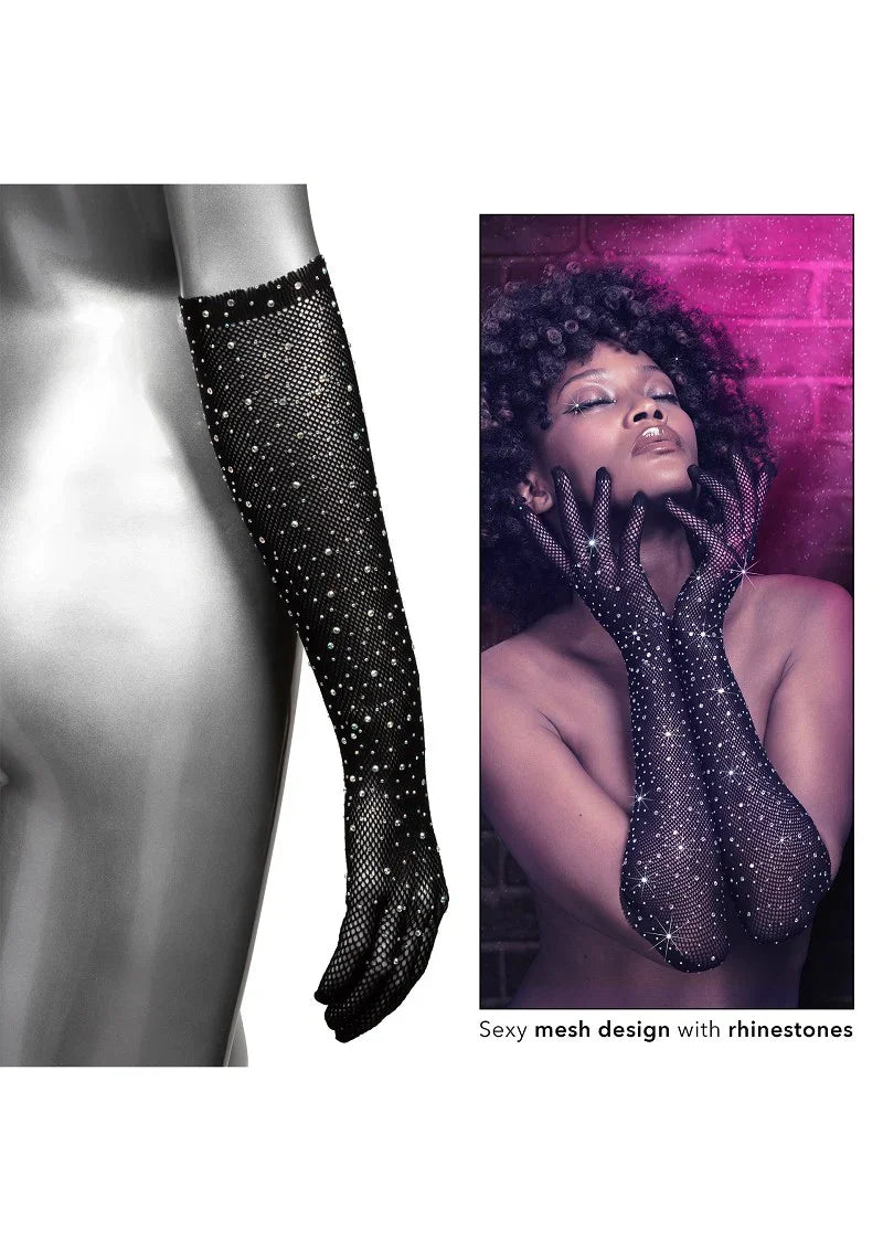 ♀ CalExotics Radiance Full Length Gloves - Happytoys Sexshop: online sex shop for Feeling Happy & Easy 😊 - Discreet geleverd