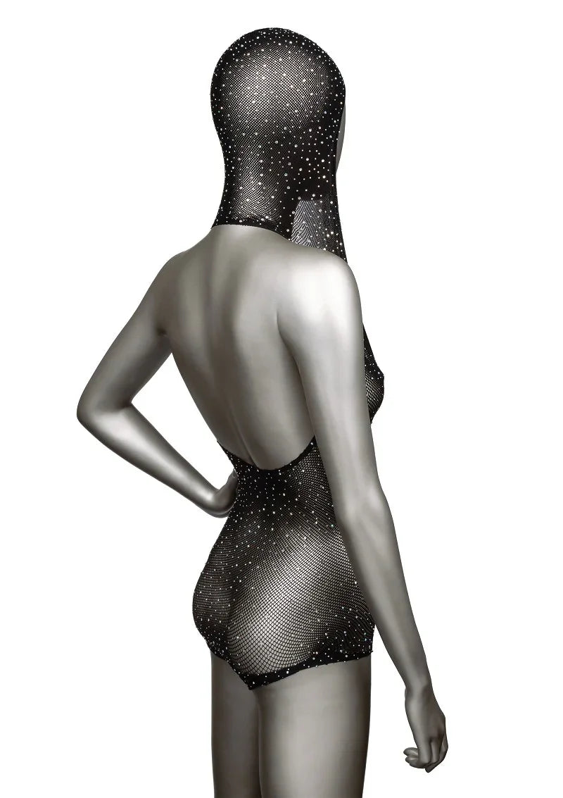 Radiance Hooded Deep V Body Suit by CalExotics - Happytoys Sexshop: Toys for Feeling Happy & Easy 😊 - Discreet geleverd