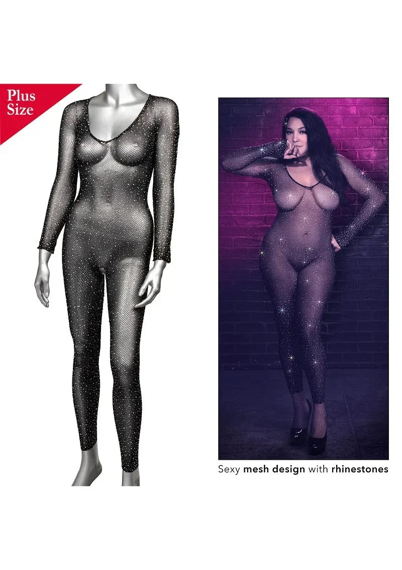 CalExoticsRadiancePlusSizeCrotchlessFullBodySuit6 @ Happytoys Sexshop: online sex shop for Feeling Happy & Easy 😊 the erotic store owned by a woman