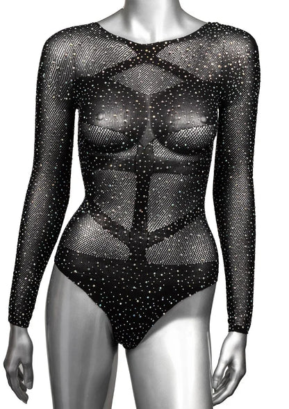 y CalExotics Radiance Plus Size Long Sleeve Body Suit - Happytoys Sexshop: Toys for Feeling Happy & Easy 😊 - Discreet geleverd