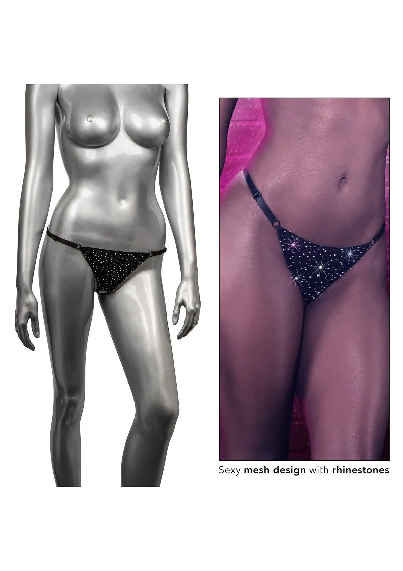 Radiance Crotchless Thong by CalExotics - Happytoys Sexshop: online sex shop for Feeling Happy & Easy 😊 - Discreet geleverd