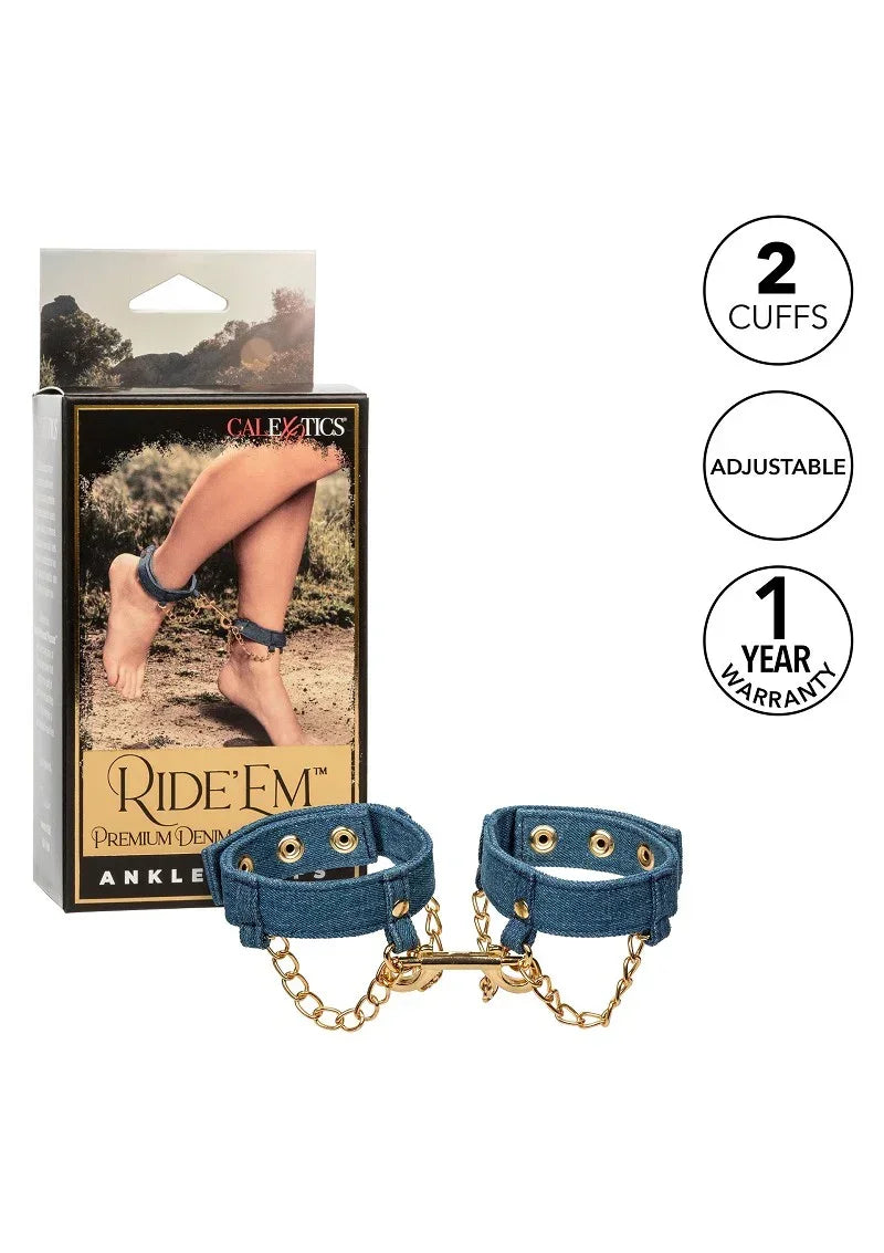 CalExoticsRide_emPremiumDenimCollectionAnkleCuffs46 @ Happytoys Sexshop: online sex shop for Feeling Happy & Easy 😊 the erotic store owned by a woman