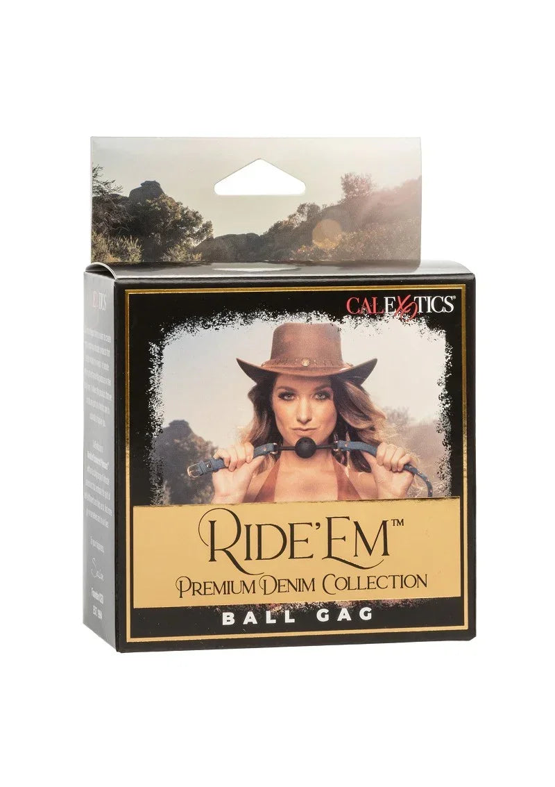 CalExoticsRide_emPremiumDenimCollectionBallGag2 @ Happytoys Sexshop: online sex shop for Feeling Happy & Easy 😊 the erotic store owned by a woman