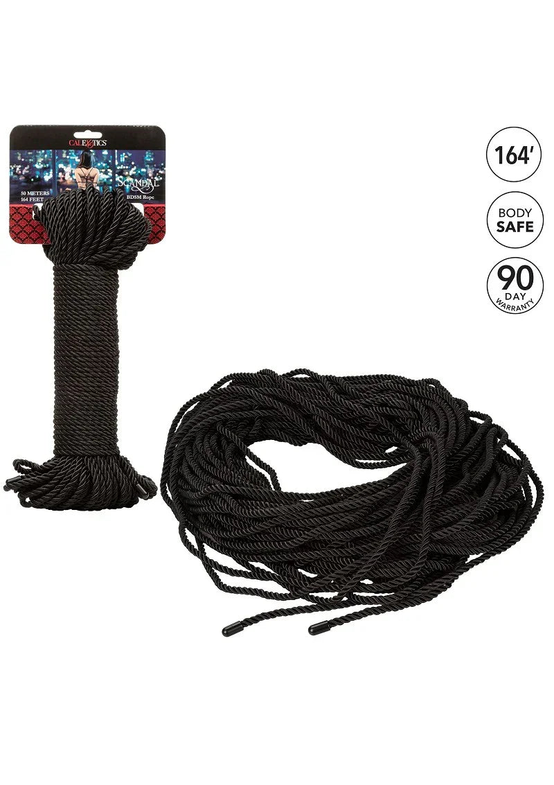♂ ♀ CalExotics Scandal BDSM Rope 164'/50 m - Happytoys Sexshop: Toys for Feeling Happy & Easy 😊 - Discreet geleverd