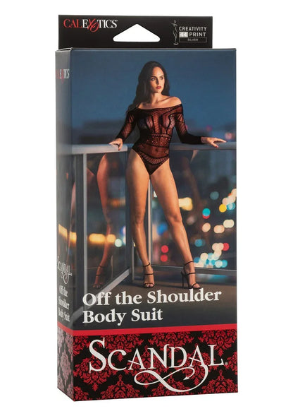 ♀ CalExotics Scandal Off the Shoulder Body Suit - Happytoys Sexshop: Toys for Feeling Happy & Easy 😊 - Discreet geleverd