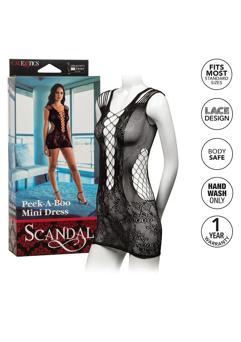 CalExoticsScandalPeek-A-BooMiniDress6 @ Happytoys Sexshop: online sex shop for Feeling Happy & Easy 😊 the erotic store owned by a woman