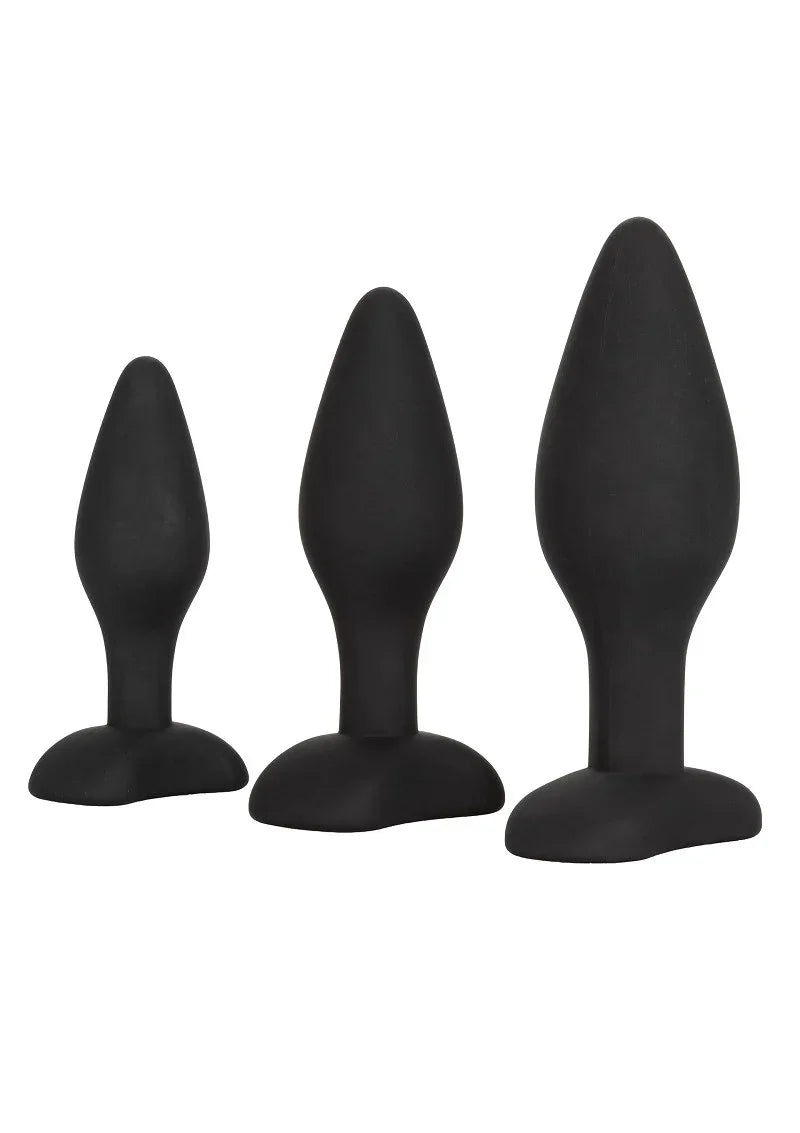 ♂ ♀ CalExotics Silicone Anal Exerciser Kit - Happytoys Sexshop: Toys for Feeling Happy & Easy 😊 - Discreet geleverd