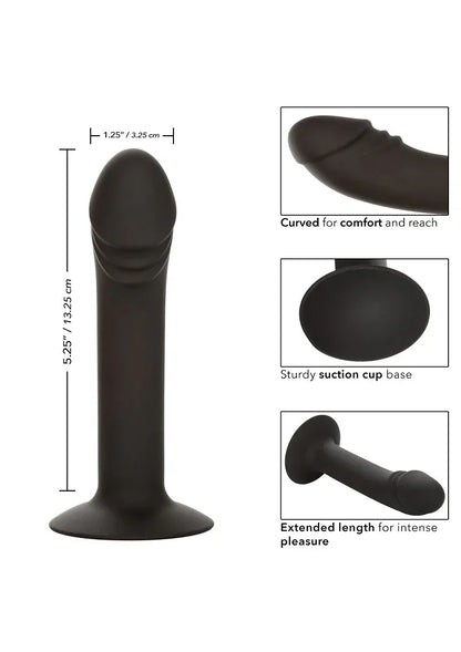 Bestel: Silicone Curved Anal Stud by CalExotics - bij Happytoys: de erotische sex webshop | liever Happy dan Easy ⭐⭐⭐⭐⭐