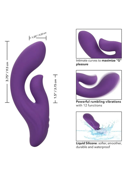 ♀ CalExotics Stella Liquid Silicone Dual Pleaser - Happytoys Sexshop: Toys for Feeling Happy & Easy 😊 - Discreet geleverd