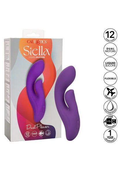 ♀ CalExotics Stella Liquid Silicone Dual Pleaser - Happytoys Sexshop: Toys for Feeling Happy & Easy 😊 - Discreet geleverd