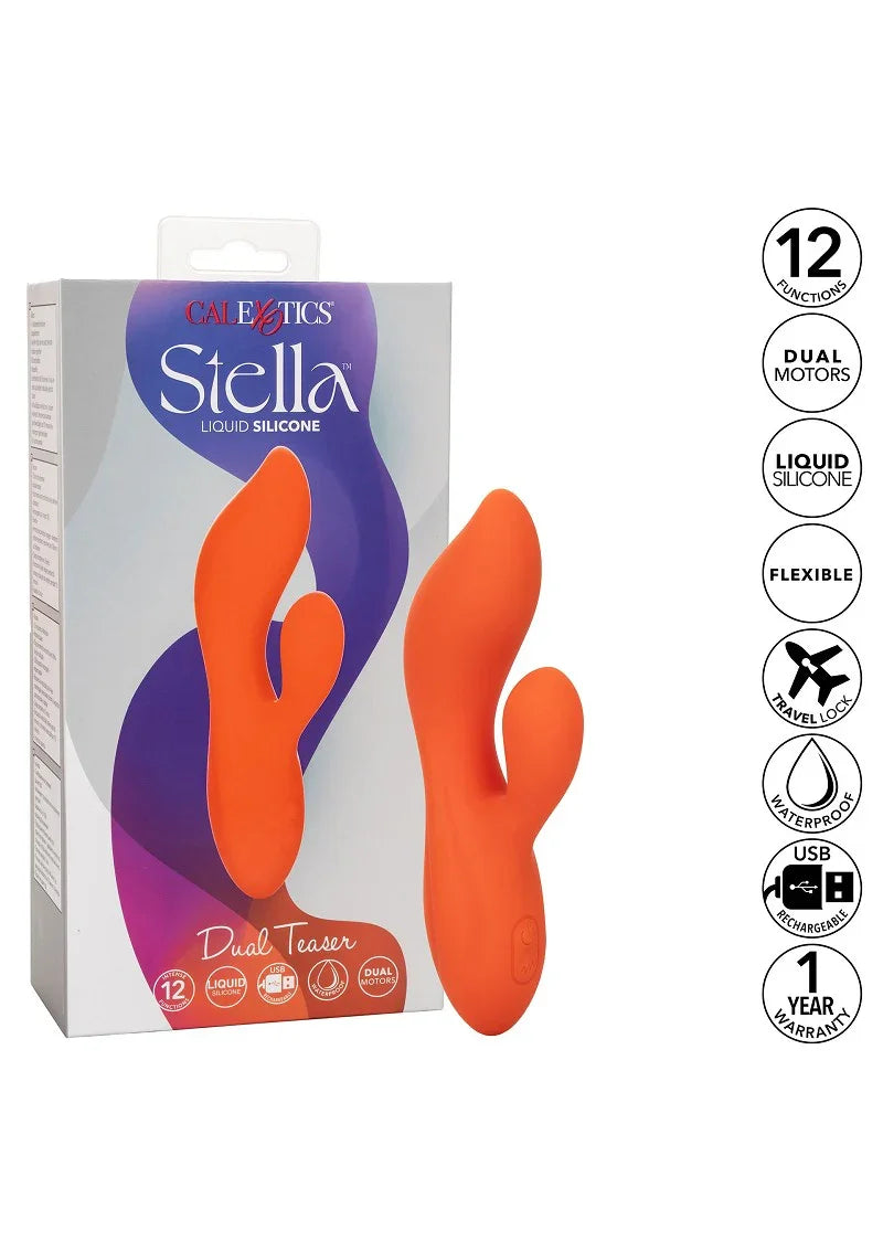 ♀ CalExotics Stella Liquid Silicone Dual Teaser - Happytoys Sexshop: Toys for Feeling Happy & Easy 😊 - Discreet geleverd