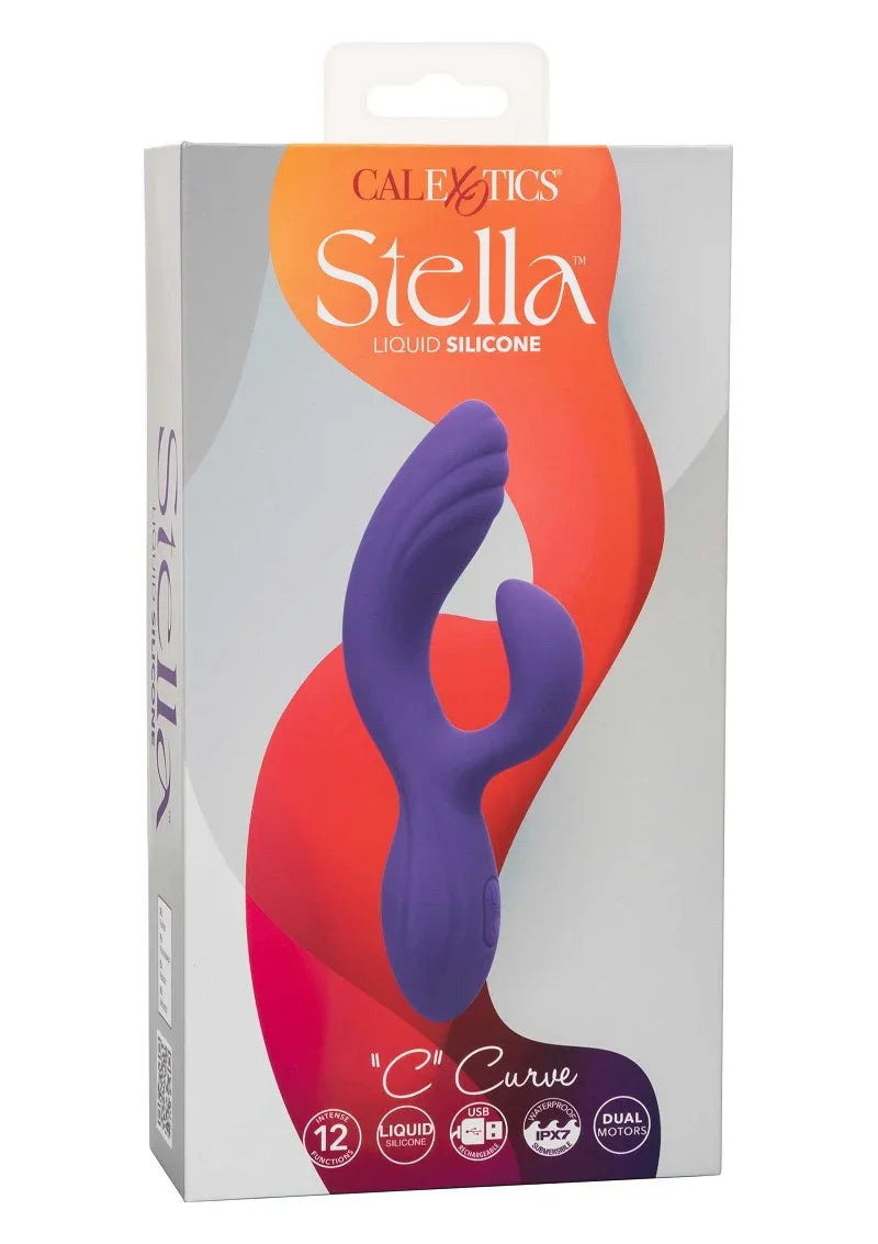 ♀ CalExotics Stella Liquid Silicone 'C” Curve - Happytoys Sexshop: Toys for Feeling Happy & Easy 😊 - Discreet geleverd