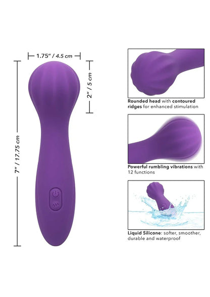 Stella Liquid Silicone 'O” Wand by CalExotics - Happytoys Sexshop: Toys for Feeling Happy & Easy 😊 - Discreet geleverd