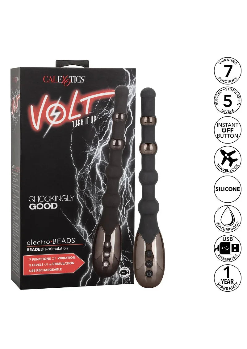 Volt Electro Beads by CalExotics - Happytoys Sexshop: Toys for Feeling Happy & Easy 😊 - Discreet geleverd