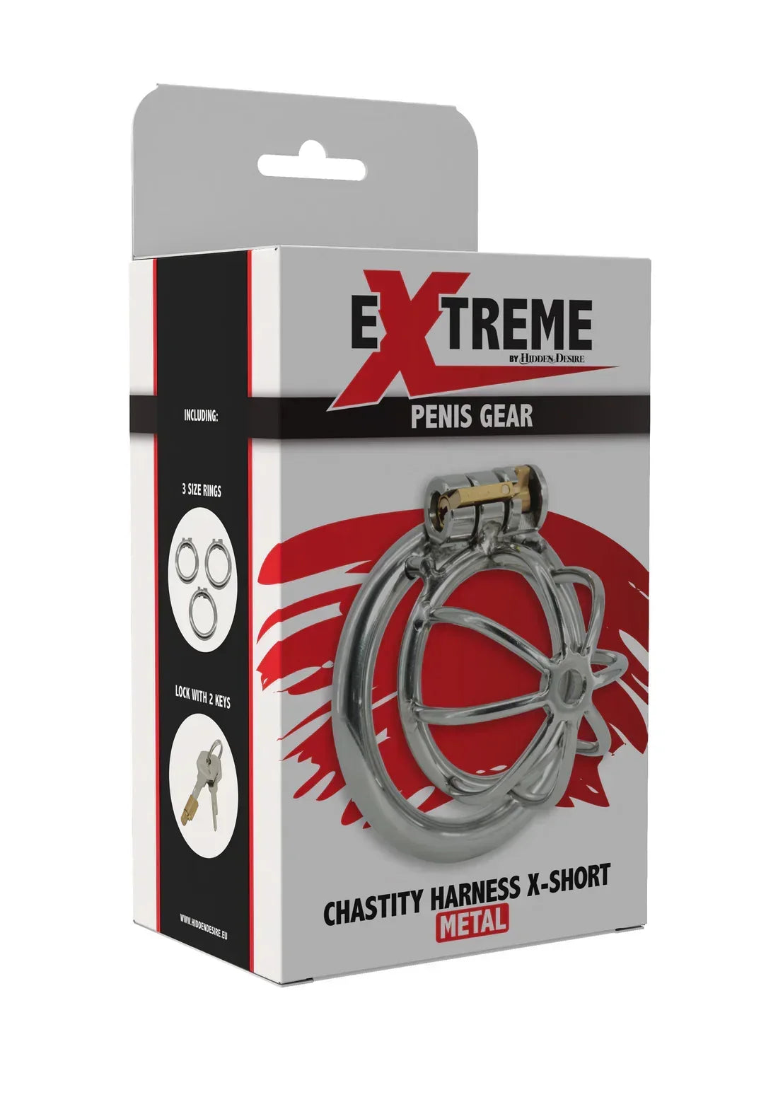 Bestel: Chestity Cock Harness X - Short by Hidden Desire - bij Happytoys.nl, happytoys.be, Happytoys.ae: erotische sex webshop | liever Happy dan Easy ⭐⭐⭐⭐⭐