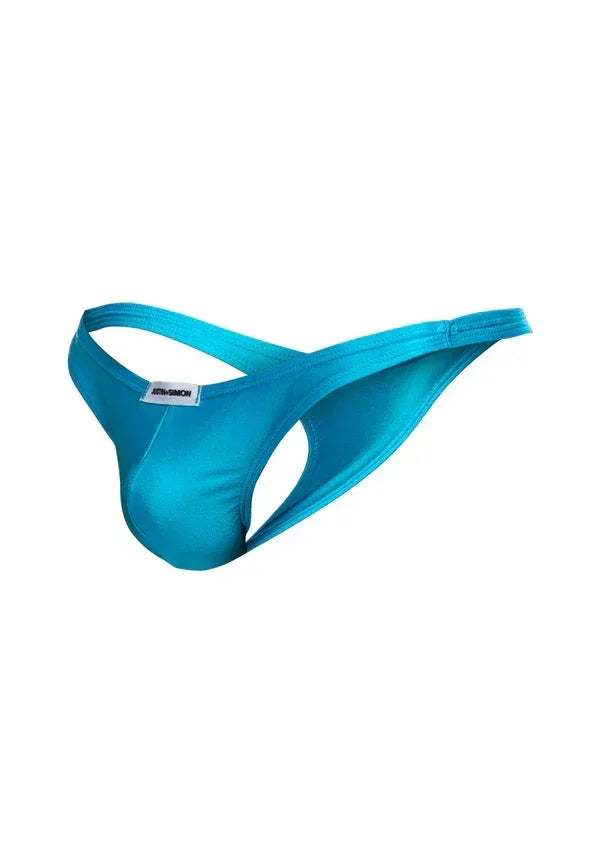 Classic Tanga Size XL Aqua by Justin+Simon - Happytoys Sexshop: online sex shop for Feeling Happy & Easy 😊 - Discreet geleverd