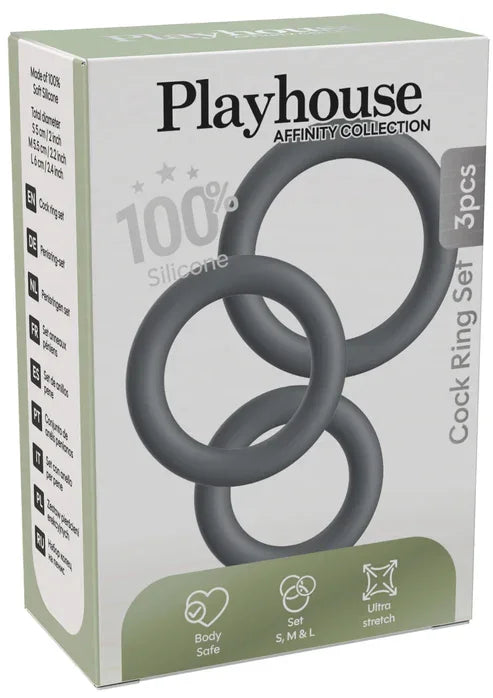 Cock Ring Set 3pcs by Playhouse