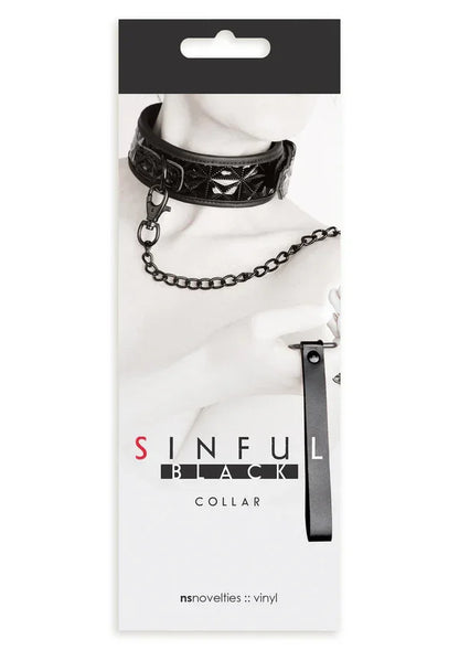 Collar Black by NS Novelties - Happytoys Sexshop: online sex shop for Feeling Happy & Easy 😊 - Discreet geleverd