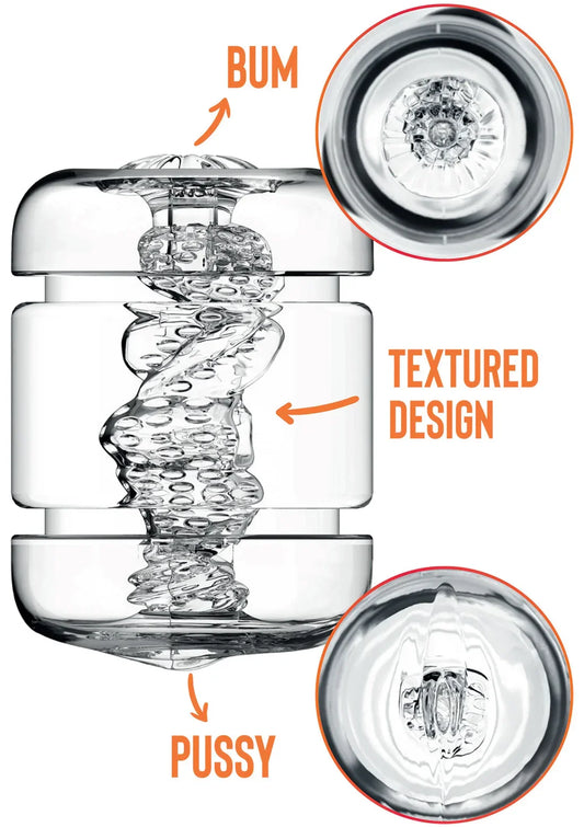 Crystal Clear Pussy & Bum by Private - Happytoys Sexshop: online sex shop for Feeling Happy & Easy 😊 - Discreet geleverd