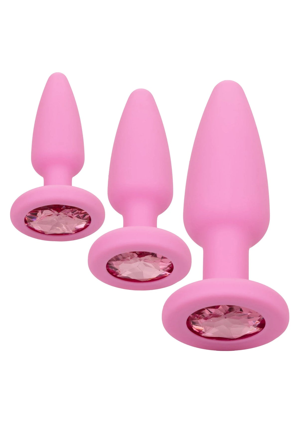 Bestel: Crystal Booty Kit buttplugs by CalExotics First Time - bij Happytoys.nl, happytoys.be, Happytoys.ae: erotische sex webshop | liever Happy dan Easy ⭐⭐⭐⭐⭐