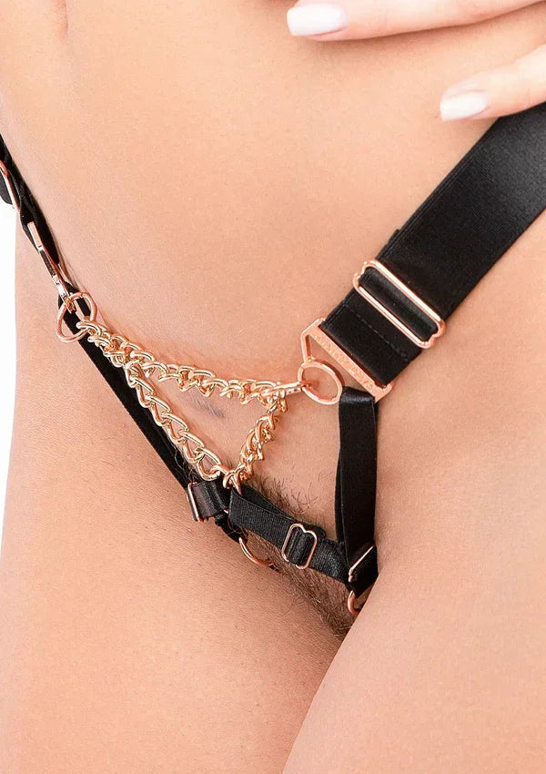 COMBIDEAL: Diva Open slip, Nipple covers & Multi Ring Bra by Kinky Diva - Happytoys Sexshop: online sex shop for Feeling Happy & Easy 😊 - Discreet geleverd