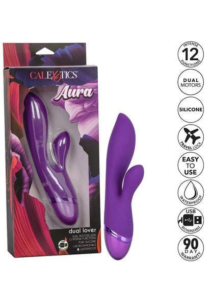 DeAuraDualLoveriseenkrachtigevibratormetdubbelestimulator.8 @ Happytoys Sexshop: online sex shop for Feeling Happy & Easy 😊 the erotic store owned by a woman