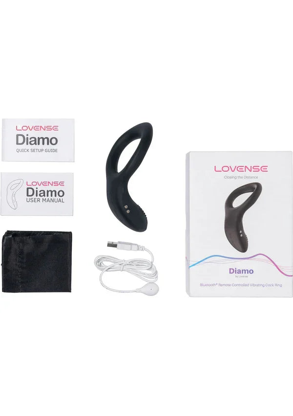 Diamo vibrating Cock Ring by Lovesense - Happytoys Sexshop: online sex shop for Feeling Happy & Easy 😊 - Discreet geleverd