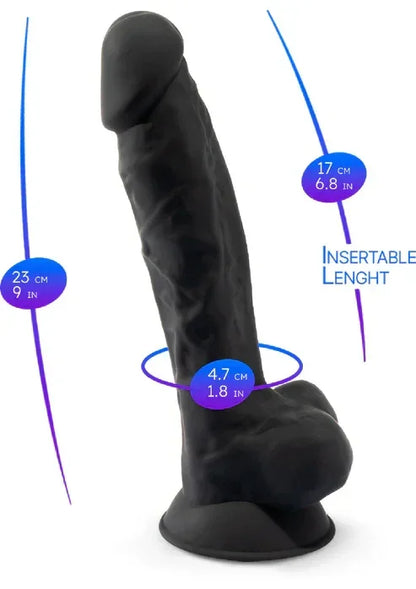 DildoModel9inchbySilex13 @ Happytoys Sexshop: online sex shop for Feeling Happy & Easy 😊 the erotic store owned by a woman