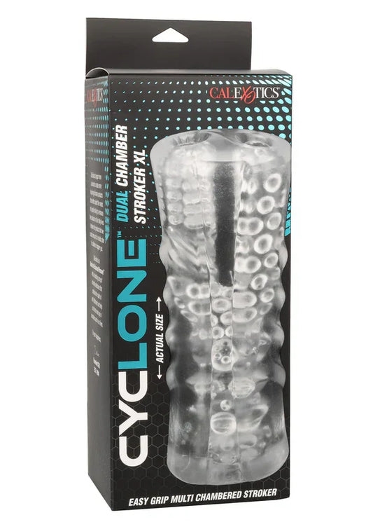 Cyclone Dual Chamber Stroker XL by Calexotics - Happytoys Sexshop: Toys for Feeling Happy & Easy 😊 - Discreet geleverd