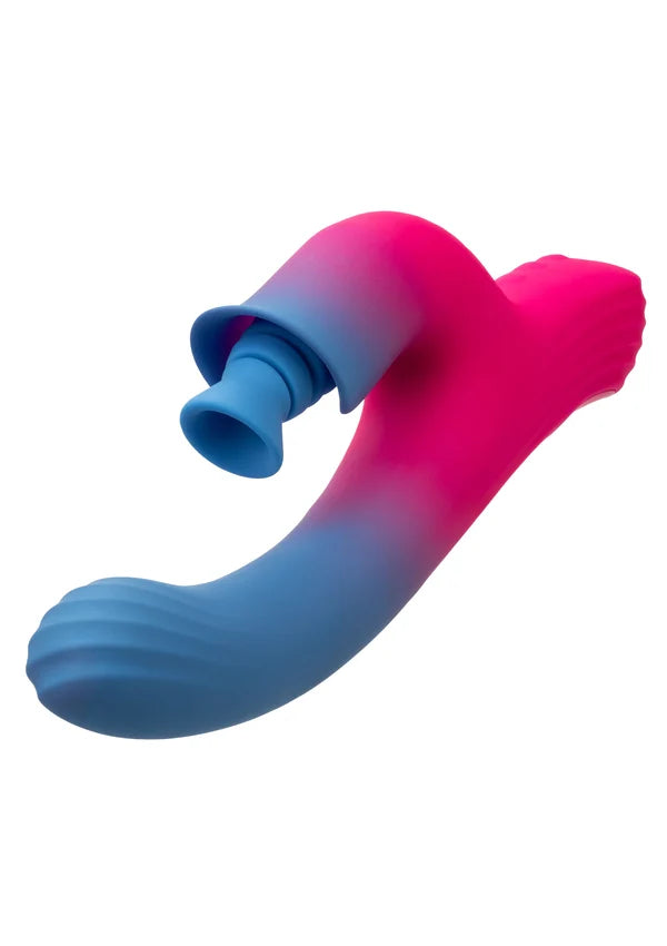 Dual Stimulator Suction Vibrator by CalExotics Elation