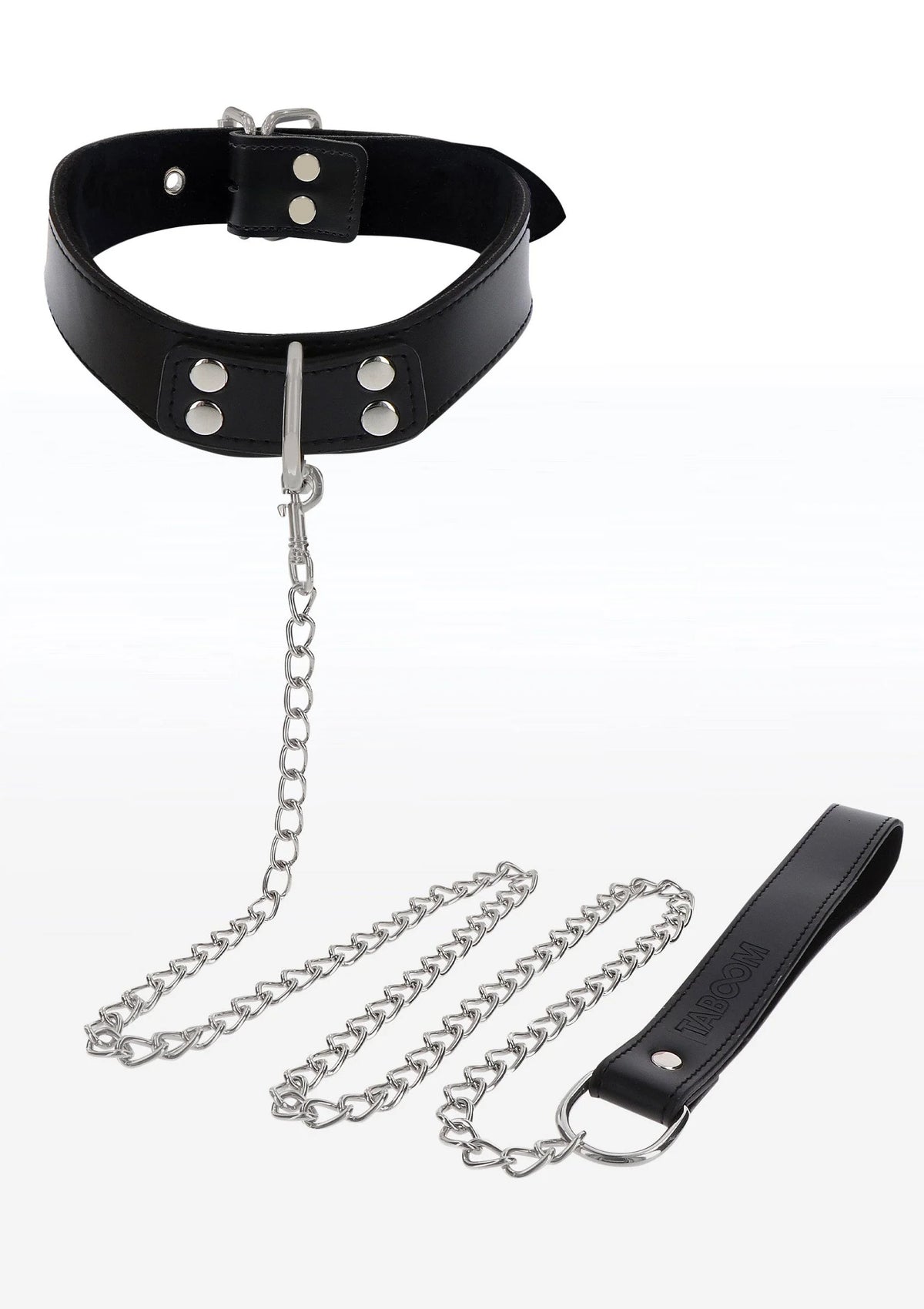 Bestel: Elegant Collar and Chain Leash by Taboom Luxury Bondage Essentials - bij Happytoys.nl, happytoys.be, Happytoys.ae: erotische sex webshop | liever Happy dan Easy ⭐⭐⭐⭐⭐