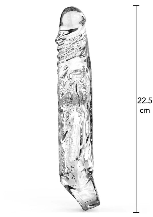 Extension Sleeve TPE XL 22.5 cm by ToyJoy - Happytoys Sexshop: online sex shop for Feeling Happy & Easy 😊 - Discreet geleverd