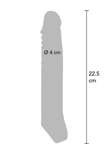 Extension Sleeve TPE XL 22.5 cm by ToyJoy - Happytoys Sexshop: online sex shop for Feeling Happy & Easy 😊 - Discreet geleverd