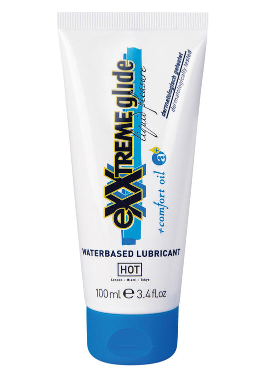Bestel: Exxtreme Liquid Pleasure Glide Waterbased 100 ml by Hot - bij Happytoys: de erotische sex webshop | liever Happy dan Easy ⭐⭐⭐⭐⭐