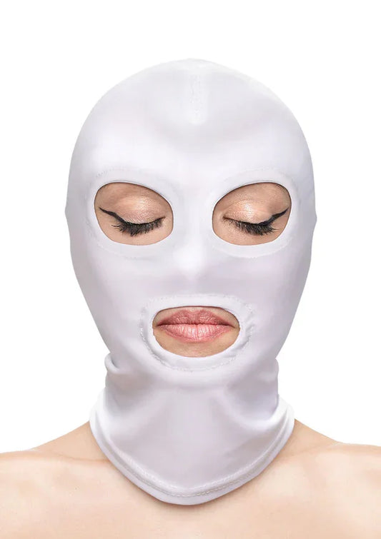 Eyes & Mouth Hood white by NS Novelties - Happytoys Sexshop: online sex shop for Feeling Happy & Easy 😊 - Discreet geleverd