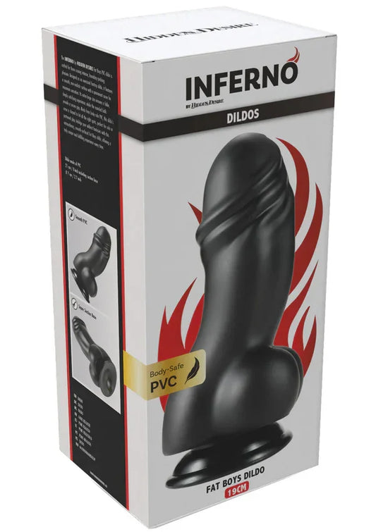 Fat Boys Dildo PVC 19 cm by Hidden Desire - Happytoys Sexshop: Toys for Feeling Happy & Easy 😊 - Discreet geleverd