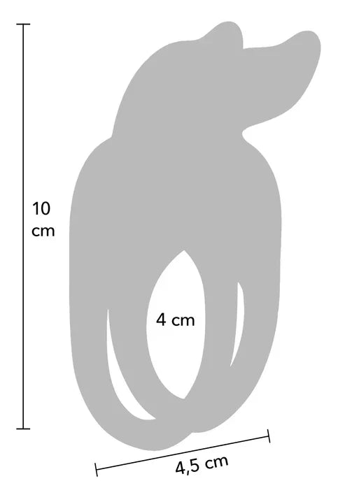 Fierce Rabbit Ring Vibrating Couples Cock Ring by Playhouse