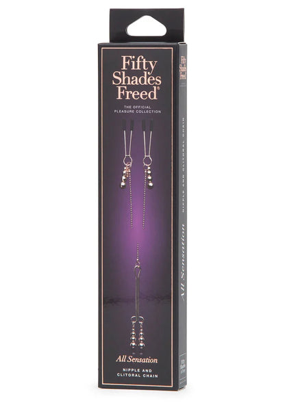 Freed All Sensation Nipple & Clitoral Chain Fifty Shades - Happytoys Sexshop: Toys for Feeling Happy & Easy 😊 - Discreet geleverd