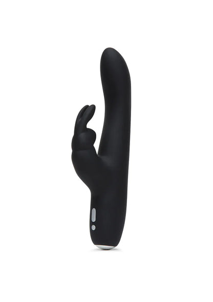 Greedy Girl Rechargeable Slimline Rabbit Vibrator Fifty Shades of Grey - Happytoys Sexshop: Toys for Feeling Happy & Easy 😊 - Discreet geleverd