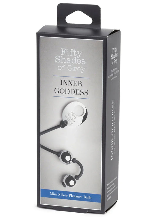 Inner Goddess Mini Silver Pleasure Balls 85g Fifty Shades of Grey - Happytoys Sexshop: Toys for Feeling Happy & Easy 😊 - Discreet geleverd