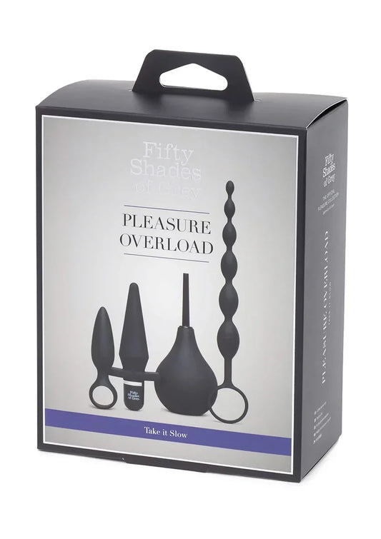 Pleasure Overload Starter Anal Kit (4 piece kit) Fifty Shades of Grey - Happytoys Sexshop: Toys for Feeling Happy & Easy 😊 - Discreet geleverd