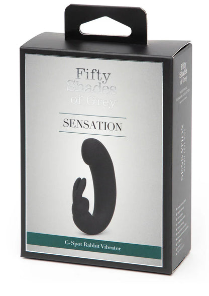 Sensation Rechargeable G-Spot Rabbit Vibrator by Fifty Shades of Grey - Happytoys Sexshop: Toys for Feeling Happy & Easy 😊 - Discreet geleverd