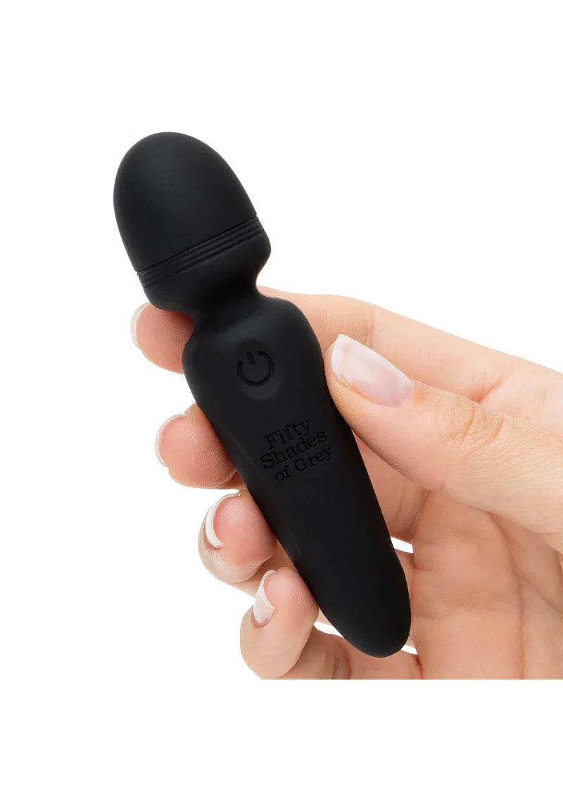 Sensation Rechargeable Mini Wand Vibrator Fifty Shades of Grey - Happytoys Sexshop: Toys for Feeling Happy & Easy 😊 - Discreet geleverd