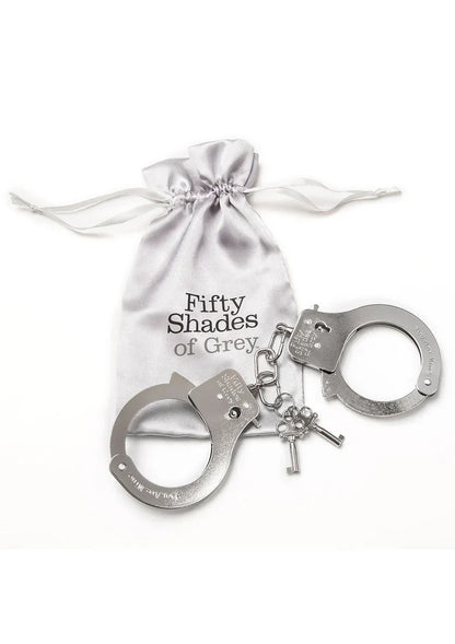 You Are Mine Metal Handcuffs Fifty Shades of Grey - Happytoys Sexshop: Toys for Feeling Happy & Easy 😊 - Discreet geleverd