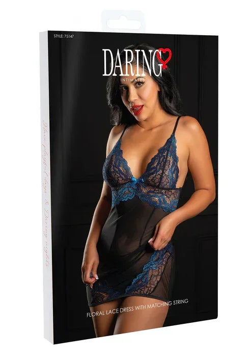 FlorallacedresswithstringbyDaringIntimates10 @ Happytoys Sexshop: online sex shop for Feeling Happy & Easy 😊 the erotic store owned by a woman