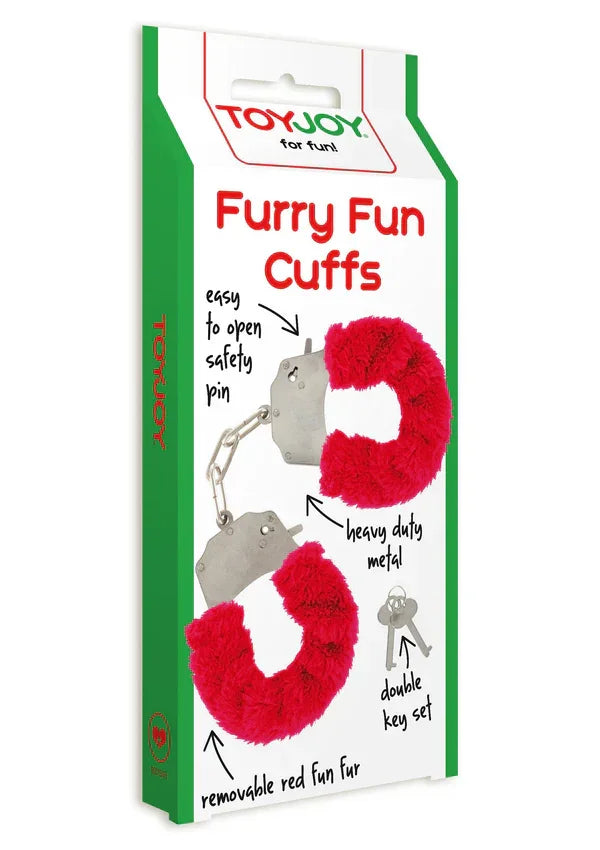 Furry Fun Cuffs by ToyJoy - Happytoys Sexshop: online sex shop for Feeling Happy & Easy 😊 - Discreet geleverd
